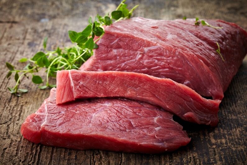 Rotes Fleisch für Potenz